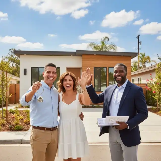 Family With Realtor